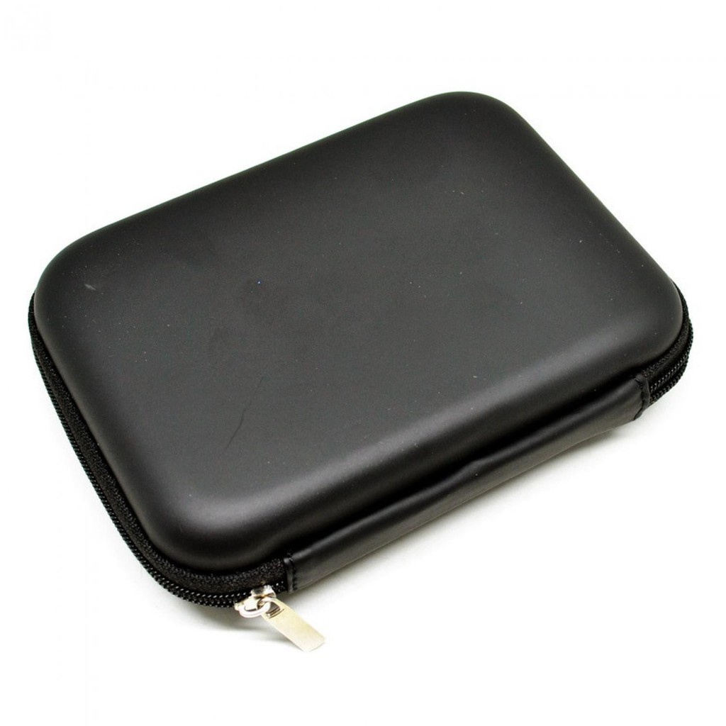 EVA Shockproof Hard Disk Case HDD 2.5 Inch Dompet Kotak Penyimpanan Harddisk Eksternal Hitam Storage Powerbank Aksesoris Smartphone
