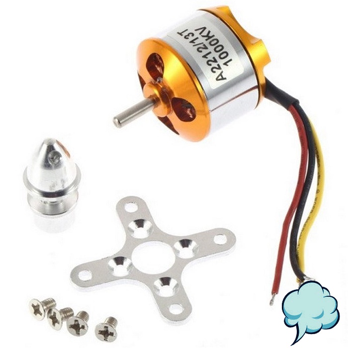 A2212 KV1000 Brushless Motor For RC Multirotor Aircraft Electric Elektrik Watt High Grade Brushes