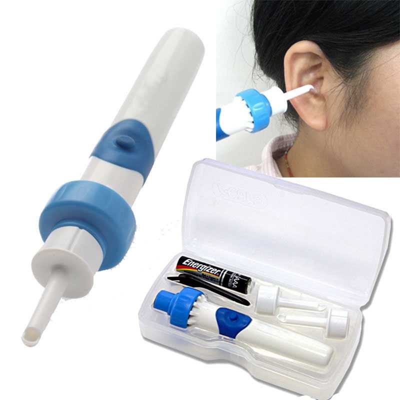 I-Ears Alat Penyedot Getar Pembersih Telinga Elektrik Electric Earwax Ear Wax Battery Powered