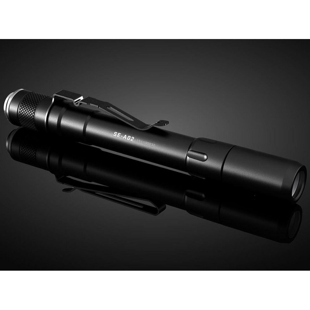 Jetbeam SE-A02 Senter Tiny Pen LED Penlight Flashlight CREE XP-G3 280 Lumens Slim Design Flash Light