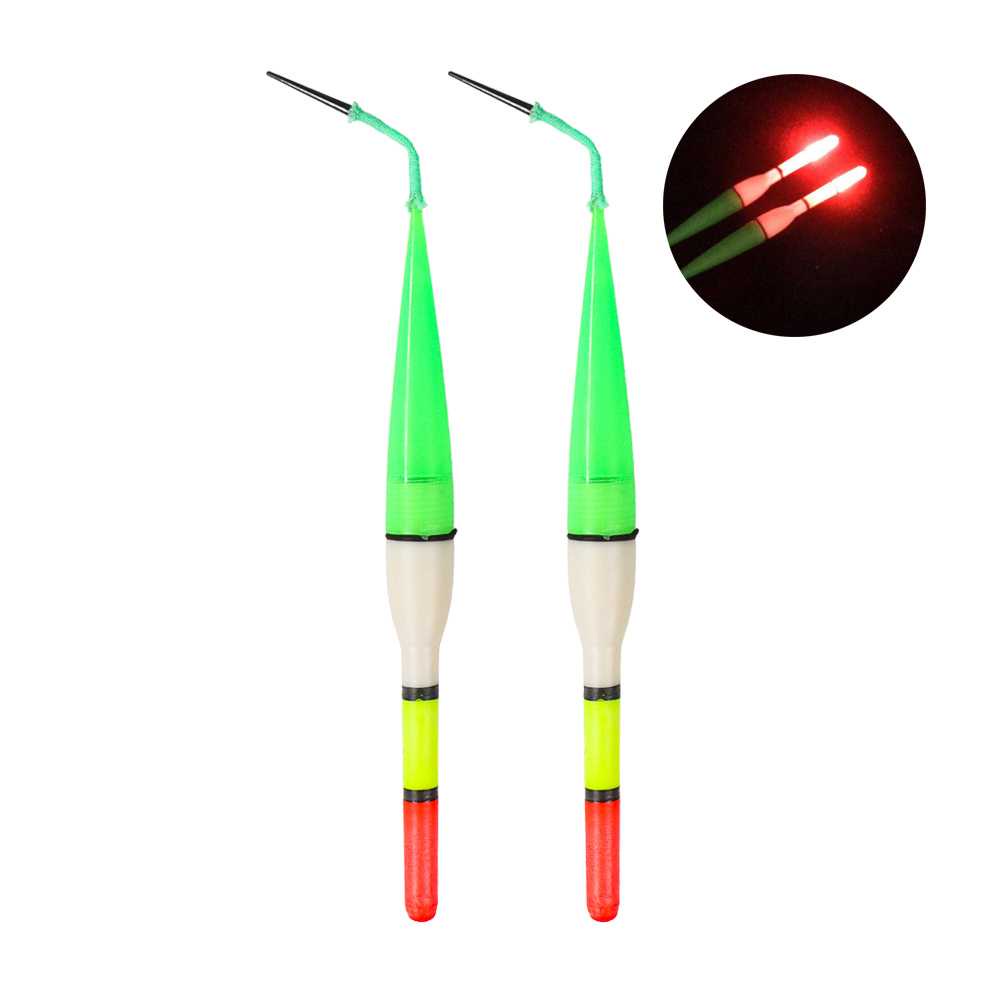 [COD] Pelampung Umpan Pancing LED Fishing Floats Bait 2 PCS Kumbul Kambangan Bandul Kambang