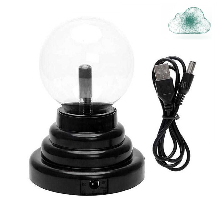 [COD] Pajangan Lampu Bola Kristal Plasma Crystal Ball Lights Light Sphere Hiasan Meja USB Power Dekorasi Kamar Tidur Aesthetic Murah Premium Kado Hadiah Ulang Tahun Pacar Teman Sahabat