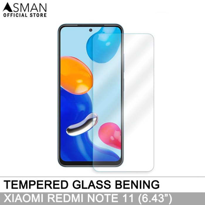 Tempered Glass Xiaomi Redmi Note 11 (6.43&quot;) | Anti Gores Pelindung Layar Kaca - Bening