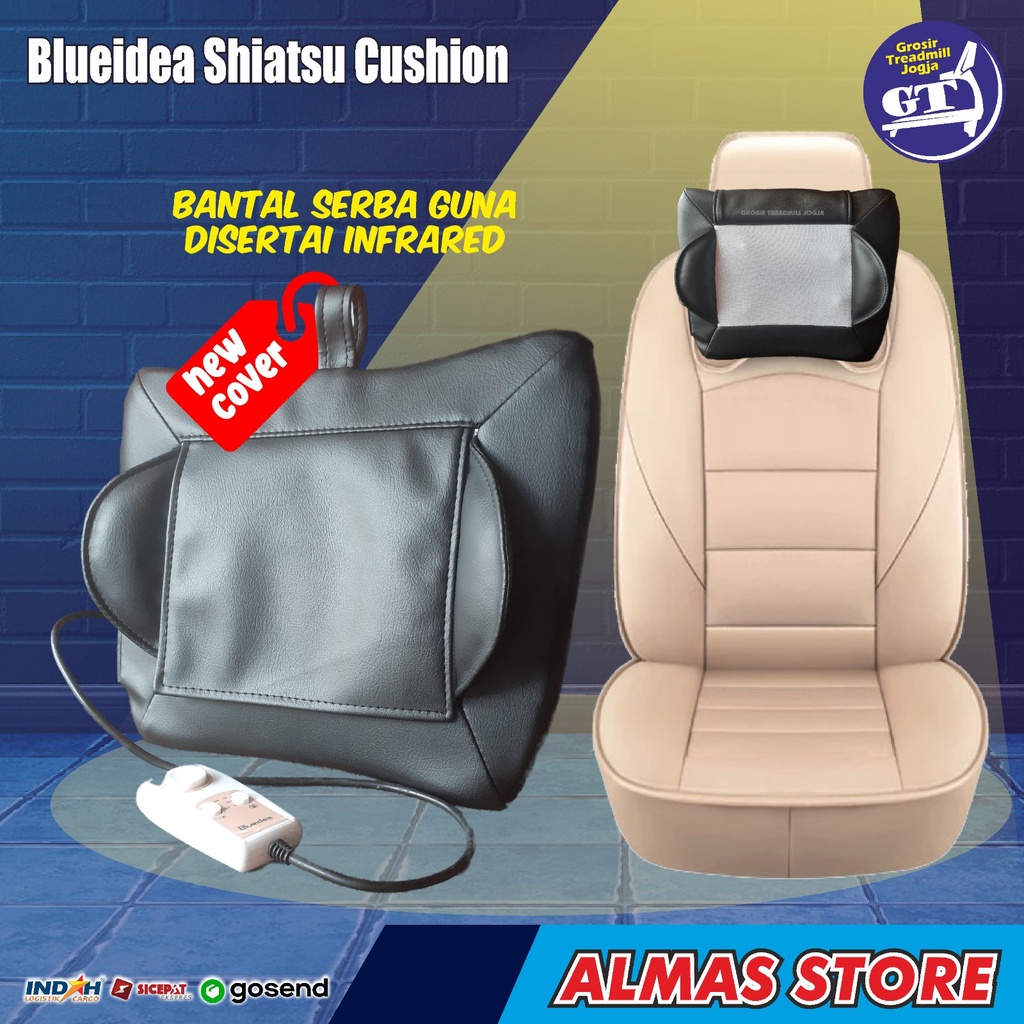 Bantal Pijat Pijet Pijit Elektrik Massage Cushion Shiatsu Blueidea Terapi Punggung Pinggang Refleksi