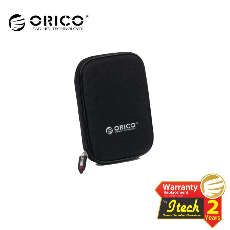 Case Bag Cover HDD Eksternal Orico PHD-25 2.5 Inch Gadget Protector Black Tas Pelindung Harddisk