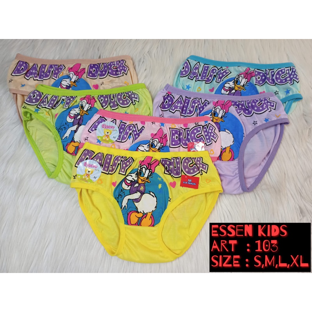 ESSEN Kids | Celana Dalam Anak Cewek Perempuan S - XL / CD ANAK COMBI / 11 KARAKTER / ESSEN