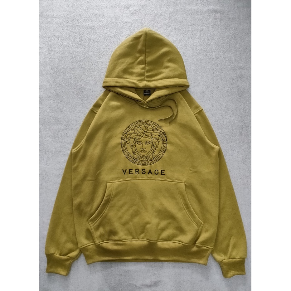 Hoodie Versace Kain Cotton Fleece Unisex Bisa Pria dan Wanita Hoodie Pria Hoodie Wanita Hoodie Overs