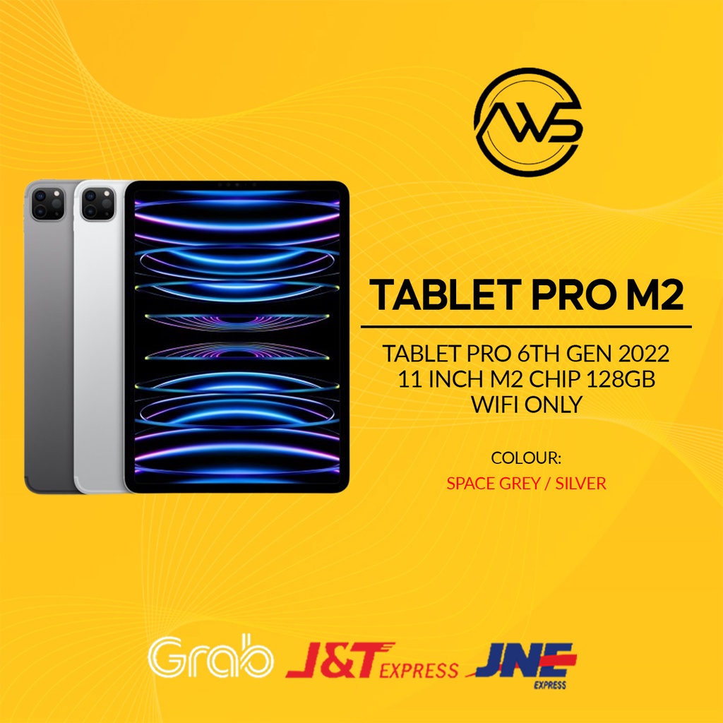 Tablet iPd Pro 6th Gen 2022 11 Inch 128GB Wifi Only M2