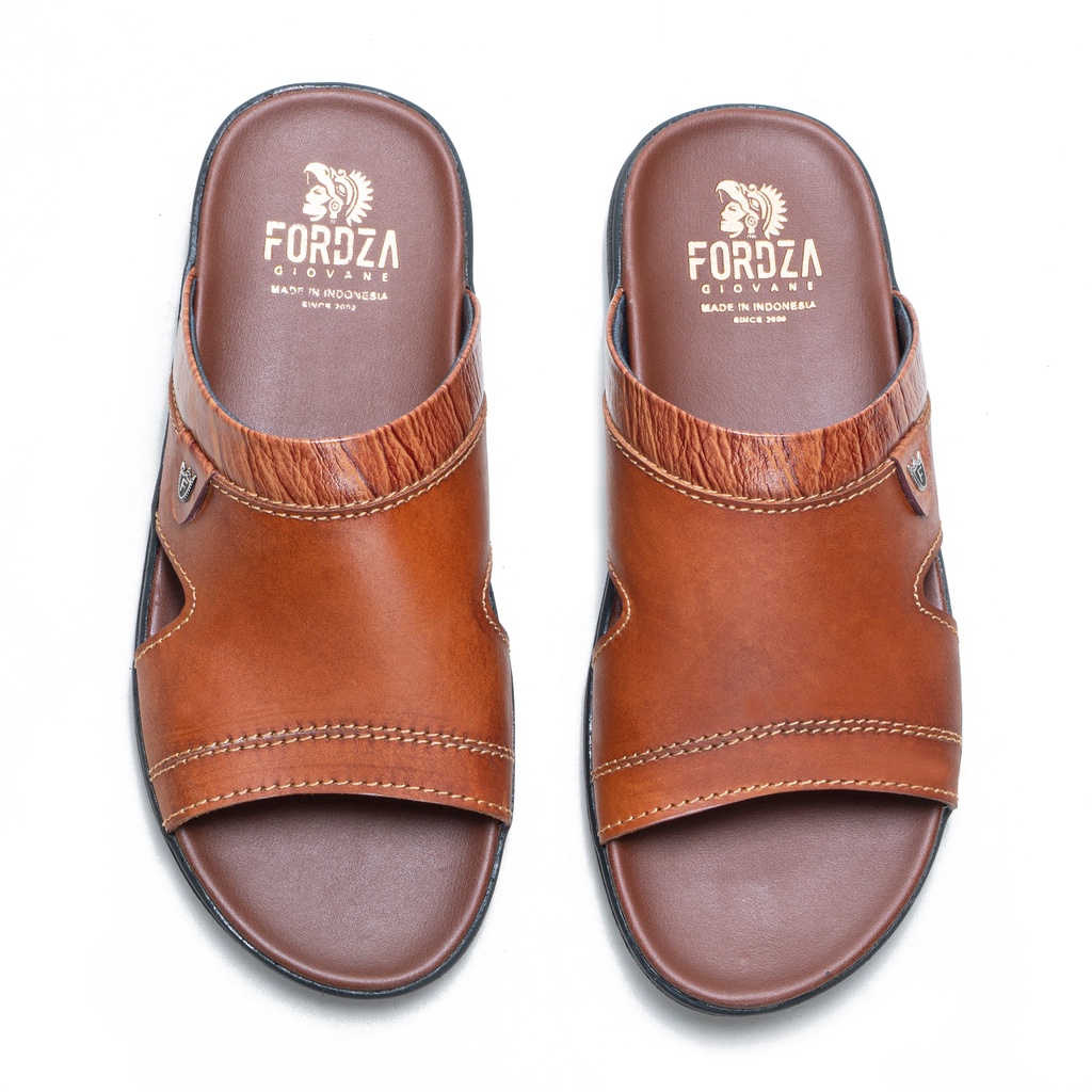 Sandal Pria Casual Bahan Kulit Kokop Slop Sendal Santai Flip Flop MS448