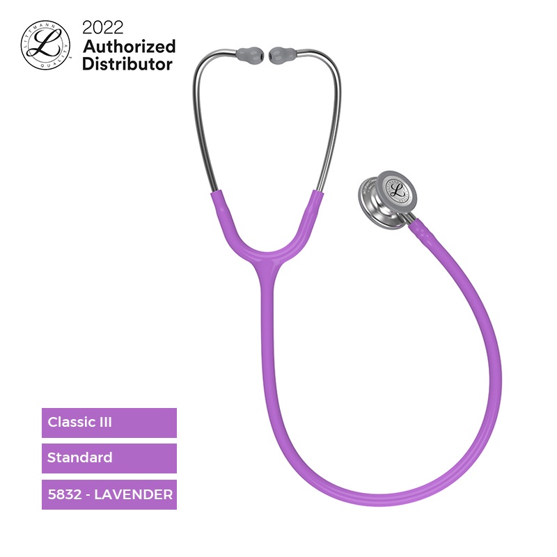 3M Littmann Classic III Stethoscope / Stetoskop Dewasa - LAVENDER - 5832