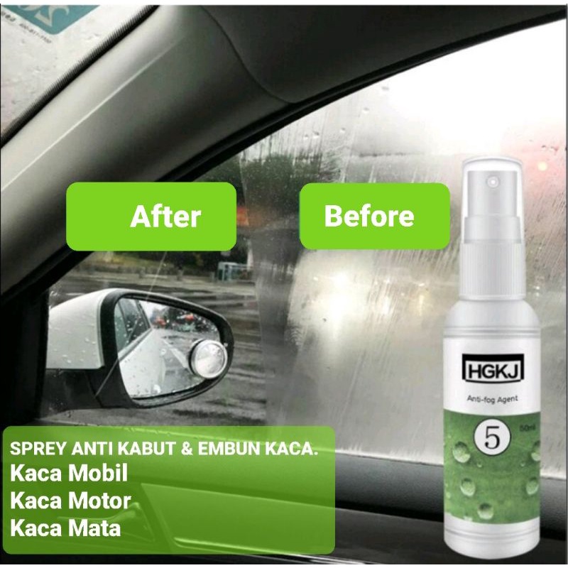 Cairan Anti Embun Air Hujan Kaca Mobil Spion Motor Kacamata- Glass Anti Fog Coating 20 Ml.