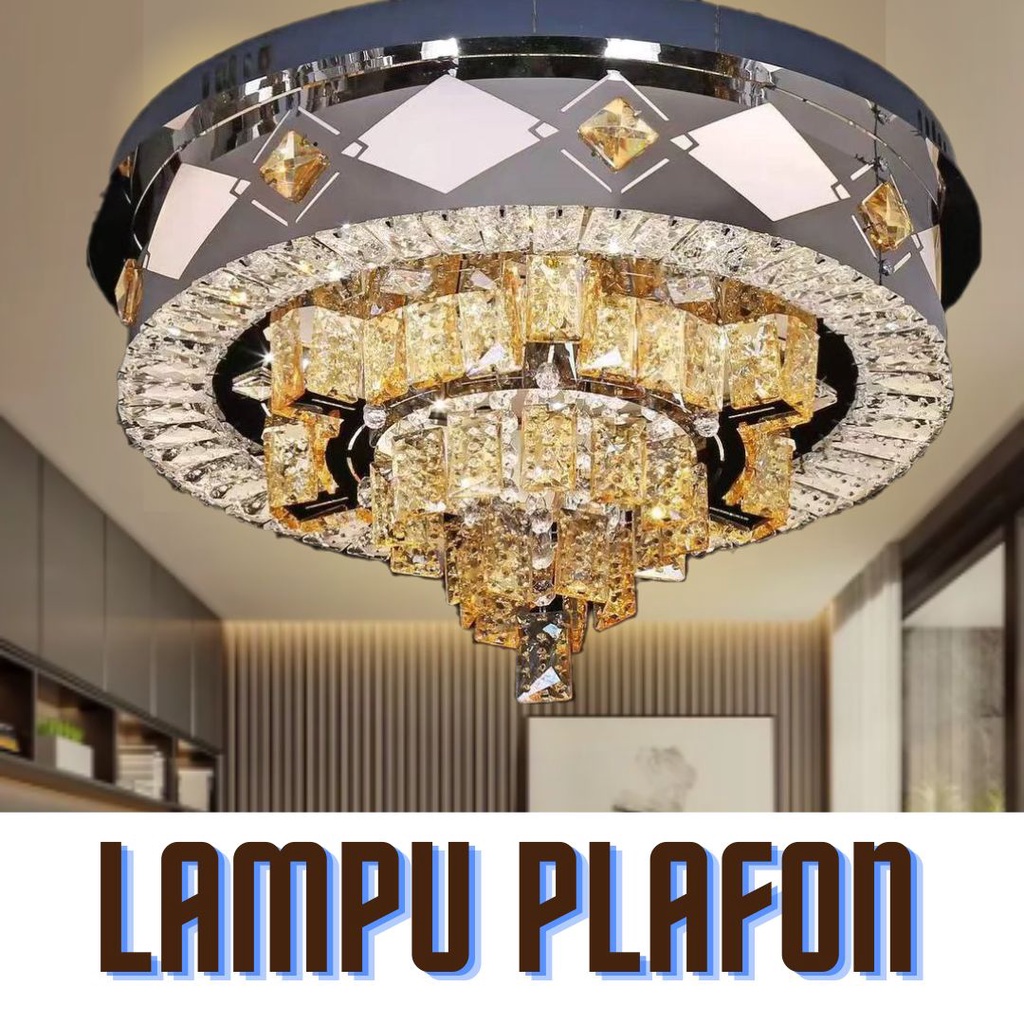 Lampu Plafon Minimalis Snowflake Dekorasi Ruangan Ceiling Lamp
