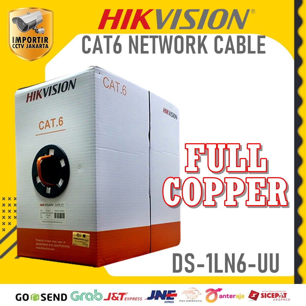 Kabel LAN CAT6 Hikvision 305m FULL COPPER ICJ