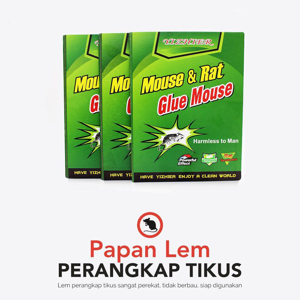 Hope Store - [GRATIS 1PCS RACUN TIKUS MAOWANG] New Import Lem Tikus Mouse Glue Cap Gajah Model Papan Super Ampuh