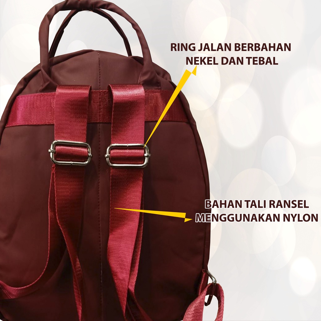 Tas Ransel Anello - Fashion Wanita 2in1 Import AN-MEIMOU