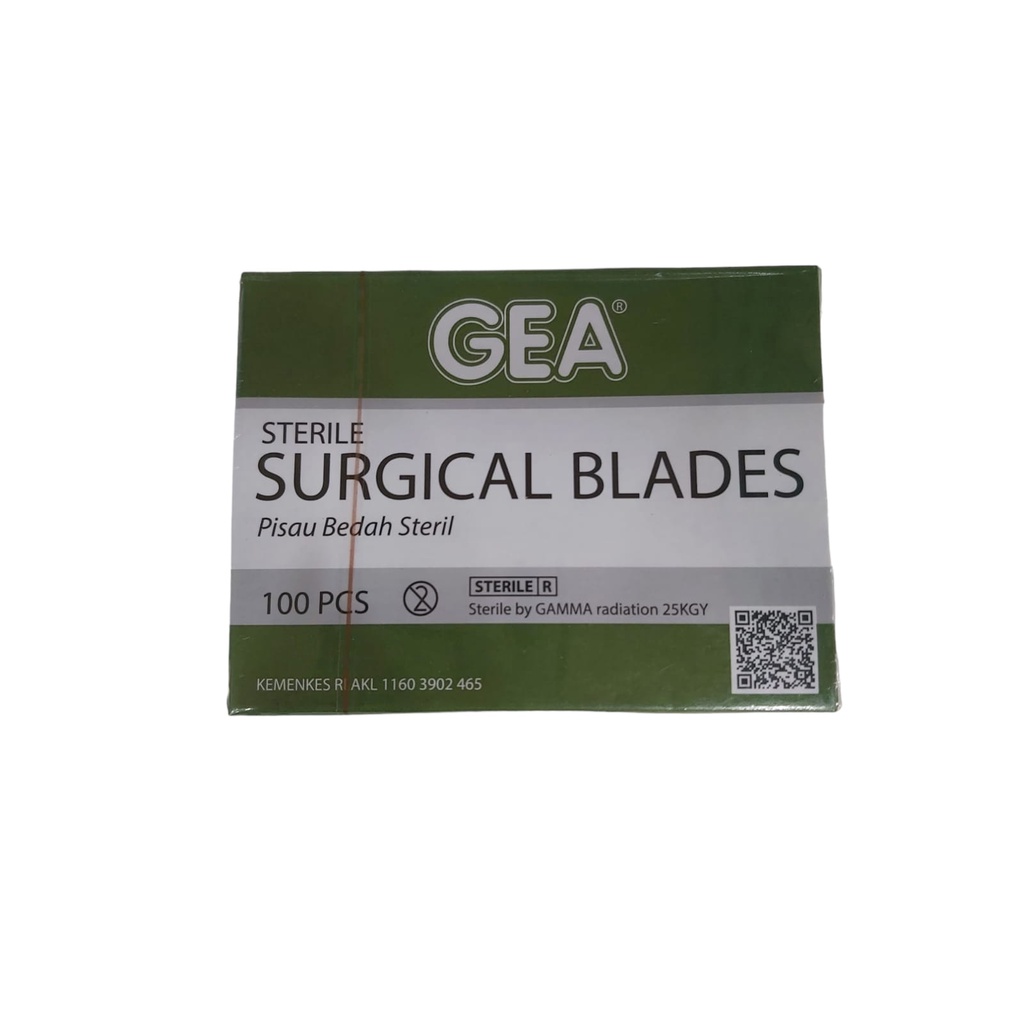 Surgical Blade GEA Pisau Bedah  Bisturi Mata Pisau GEA MEDICAL no.10,11,12,13,14,15,18,19,20,21,22,2