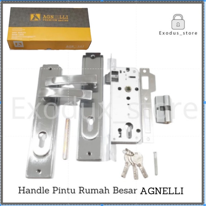 Terlaris Handel / Handle Kunci Pintu Rumah Besar Set Allegra + Bodi Kunci