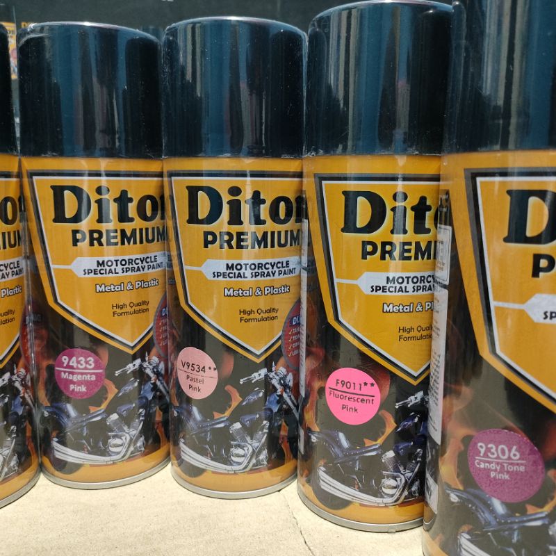 Diton Premium Pilox Pilok Cat Semprot Ready Berbagai Warna Ping Pink 400cc Magenta Pink 9433 Candy Ping 9306 Stabilo Ping 9011 Scoopy Ping 9240 Mio Ping 9242 Pastel Ping 9534 Plasma Pink 9407