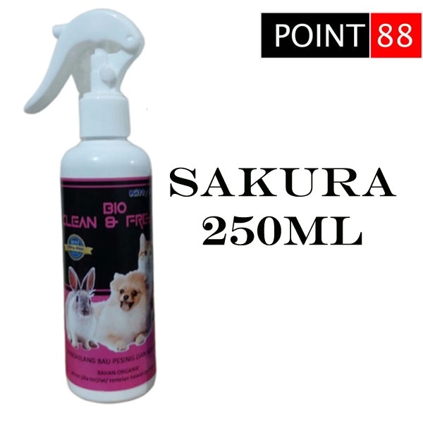 Penghilang Bau Pesing &amp; Kotoran - Kitty Plus BIO Clean &amp; Fresh 250ml