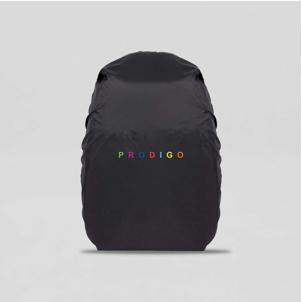 Prodigo * Rain Cover Bag Onrust All Varian | Cover Tas Waterproof I Sarung Tas Anti Air I Jas Hujan Tas Ransel Backpack I Raincoat Bag Premium-Hitam Motif 4