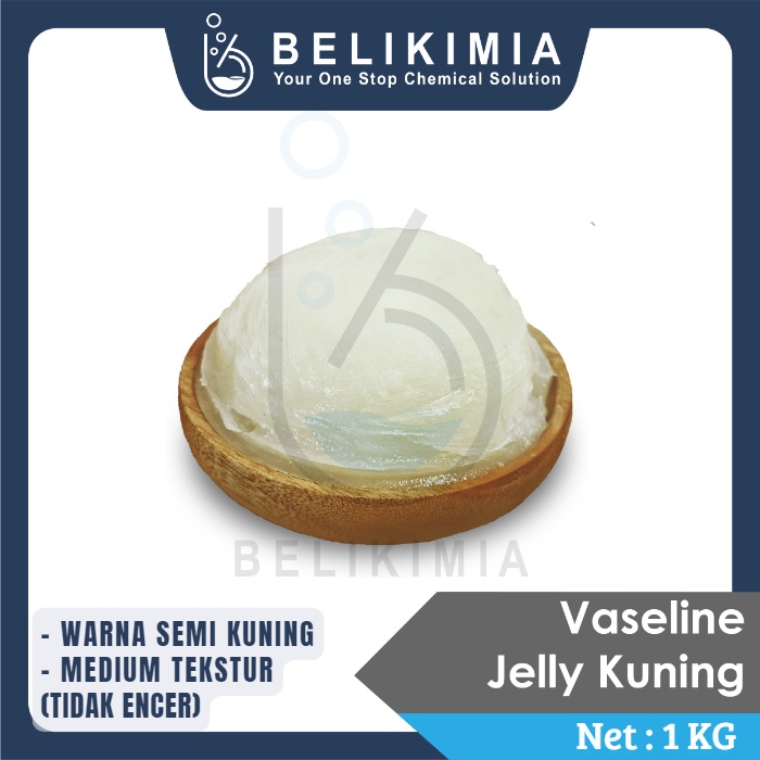 Vaseline Jelly Kuning 1 Kg / Vaseline Bahan Baku Pomade / Petroleum Jelly