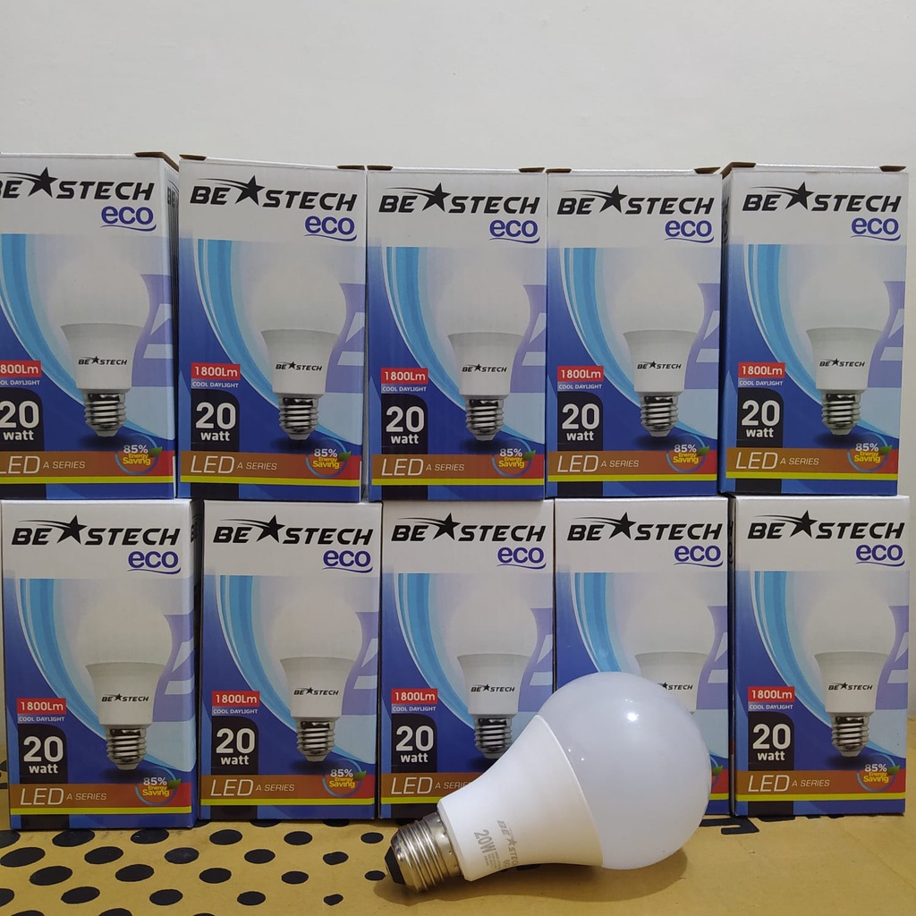 Lampu Bestech 20 WATT LAMPU LED A Lampu Bohlam T Bulb