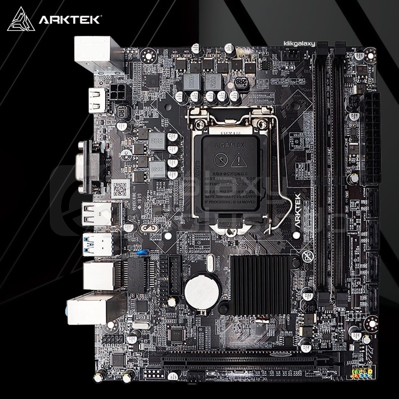 ARKTEK H110M EG Alpha Force Intel LGA1151 H110 DDR4 Motherboard