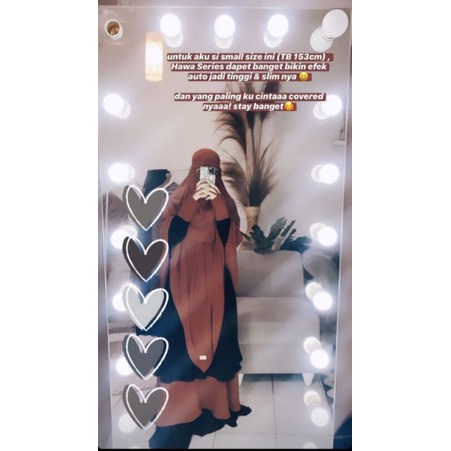 Preloved Gamis Hawa Bysofni