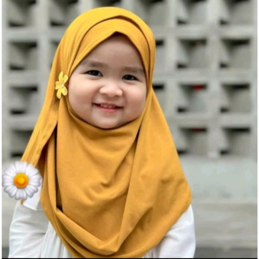 [BISA COD]pashmina instan sakura anak//jilbab anak terbaru//jilbab instan anak bahan jersey