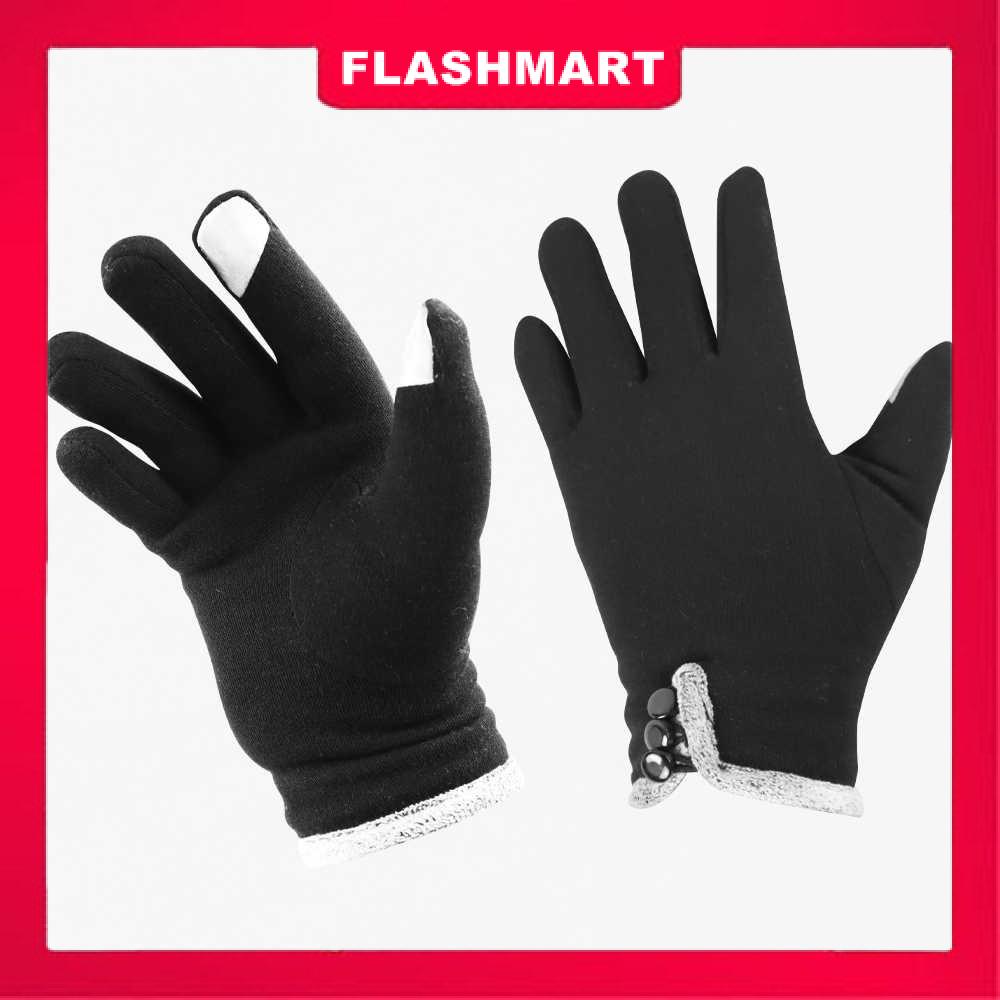 Murah Lebay Flashmart Sarung Tangan Wanita Touch Screen Winter Gloves - ST003