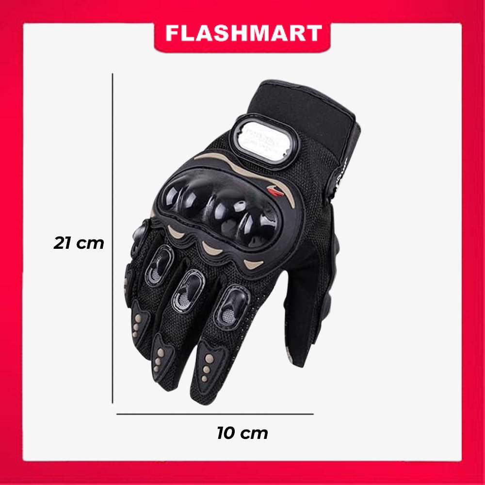 Murah Lebay Flashmart PRO-BIKER Sarung Tangan Motor Sporty Glove Touchscreen - MCS-01C