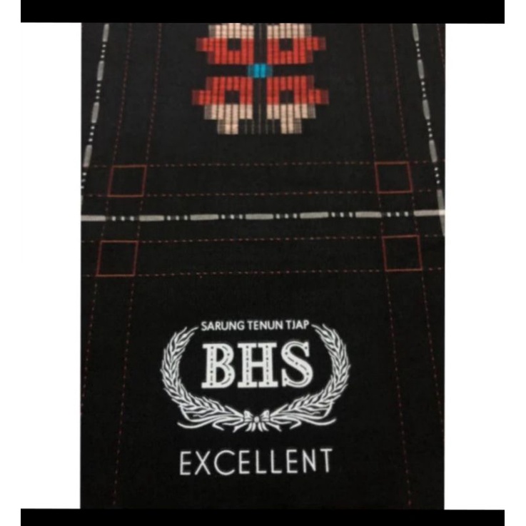 Sarung BHS gold excellent motif SPE hitam