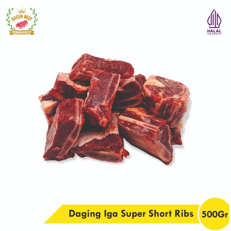 

Iga sapi super 500gram -1kg daging iga tebal shortrib steak / Halal