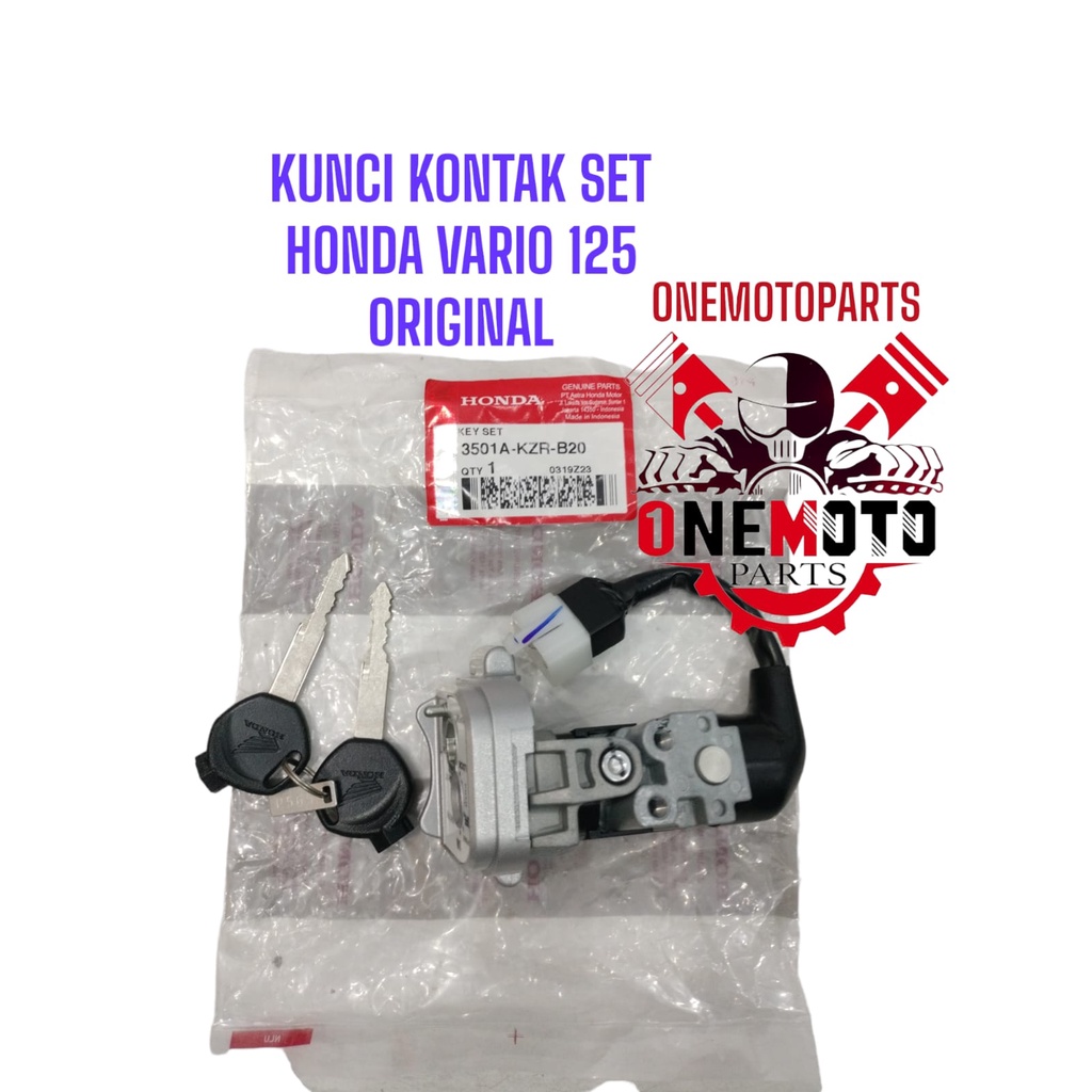 KUNCI KONTAK SET ASSY KOMPLIT HONDA MOTOR VARIO 125 ORIGINAL 3501A-KZR-B20