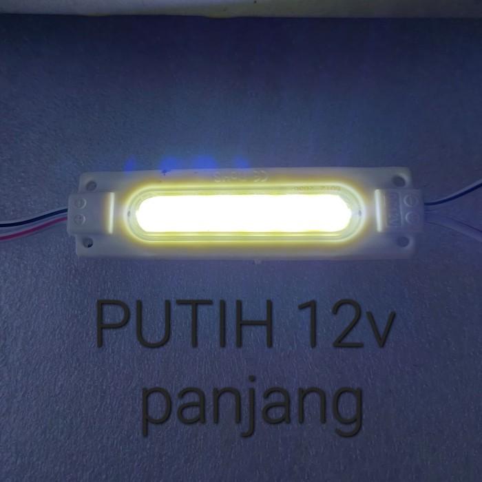 lampu led modul cob 6818 12v warna biru blue 2.4w 12 volt 6 led mata