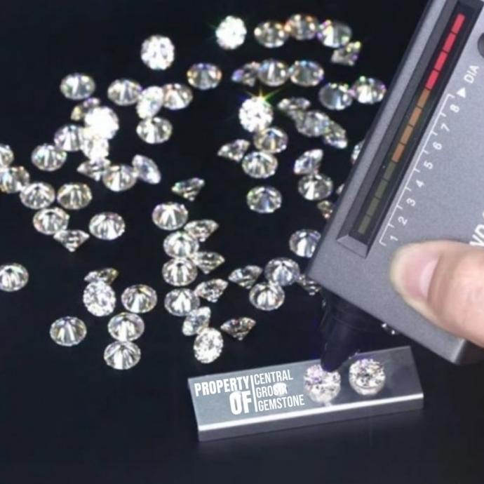 Moissanite Diamond Tabur Batu Perhiasan Berlian Jewelry Sparkling