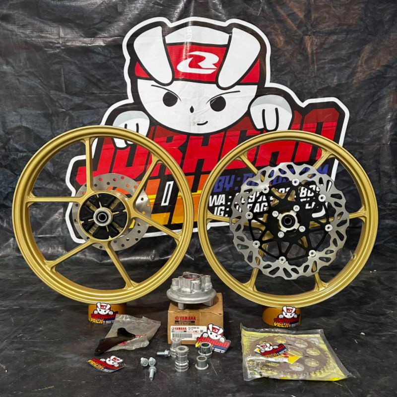wheelset velg brt chemco pnp crf cbr cb150r ninja sonic gtr supra dd  original brt racing