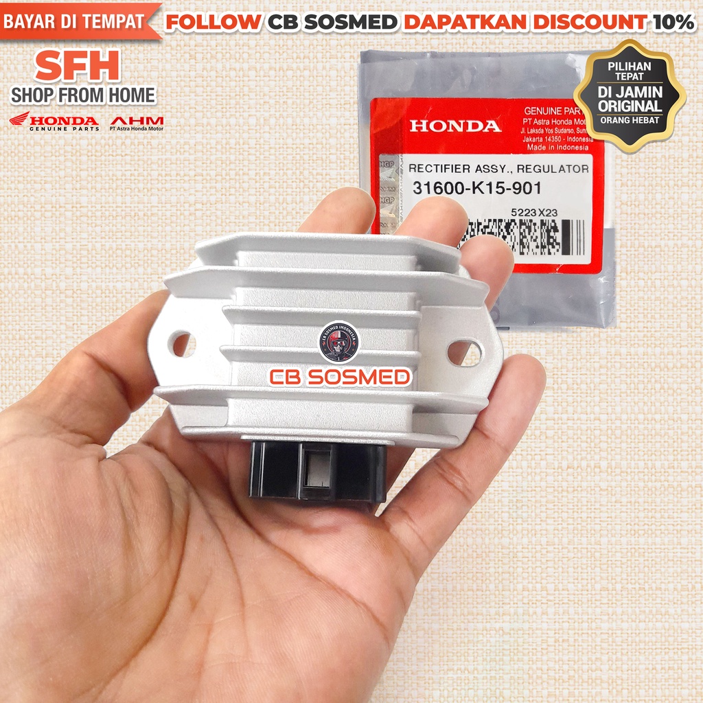 Regulator Rectifier Pengisian Kiprok CB150R C1B50 R K15 Old Ori Honda Asli ORIGINAL HGP AHM 31600-K1