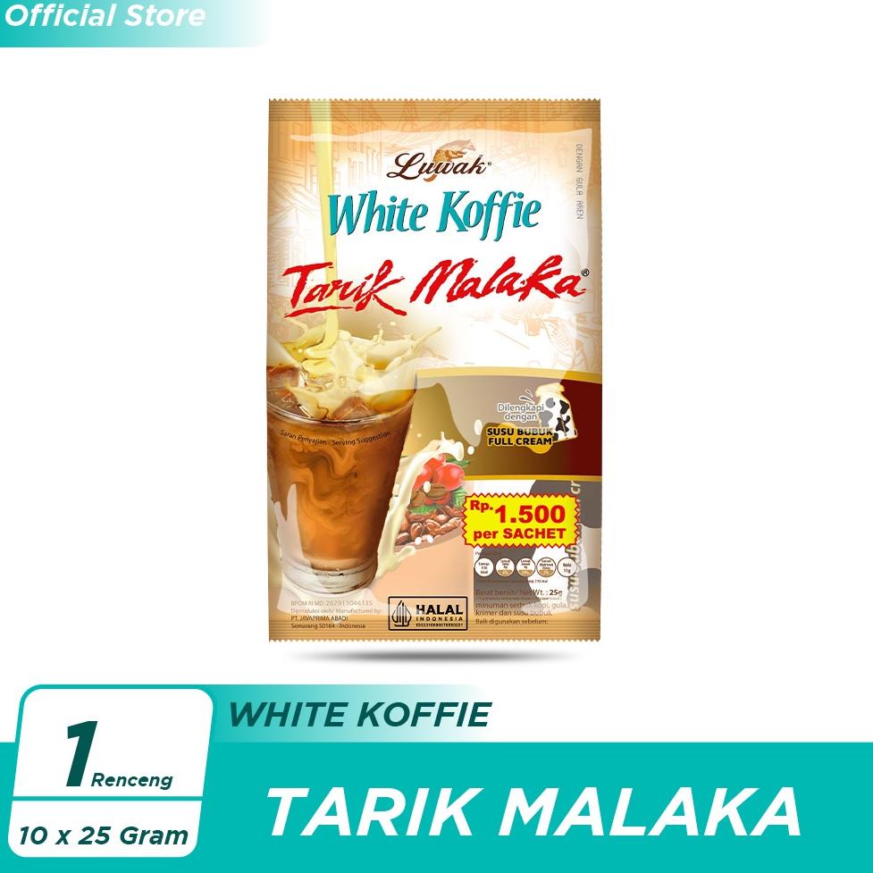 

(COD )NEW_PRODUCT Luwak White Koffie Tarik Malaka 10x25gr (Renceng)