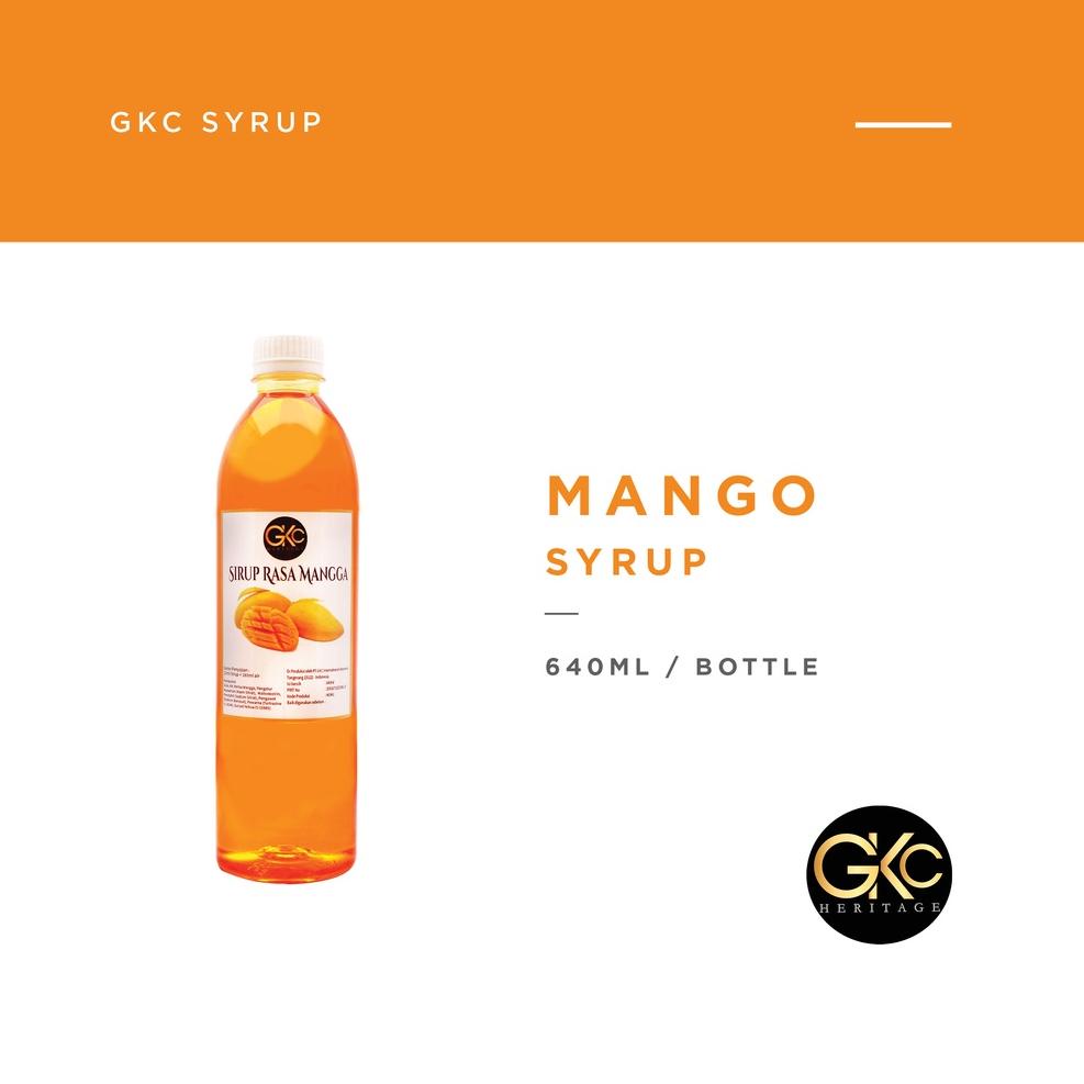 

Di⚡kon !! Sirup Mango / Mangga Syrup Minuman GKC Heritage 640 ml (Import Quality)