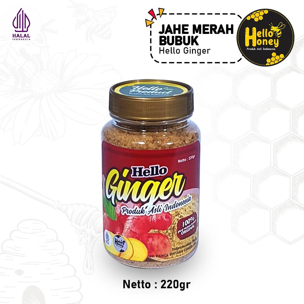 

9.9 BRANDS FESTIVAL Hello Ginger - Jahe Merah Bubuk Asli 220 Gram - Red Ginger Powder