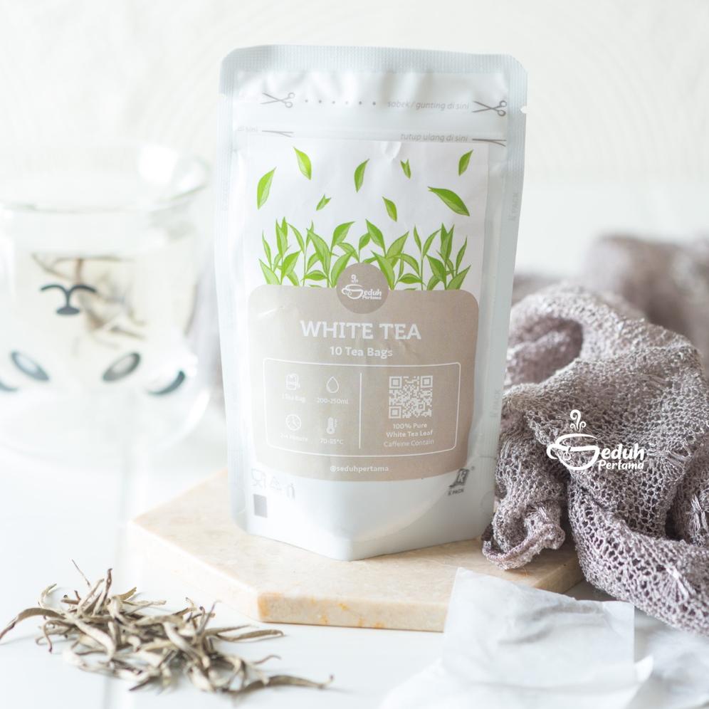 

TERBARU Seduh Pertama 10 Tea Bag - White Tea - Teh Menurunkan Kolesterol | Siap Seduh Kemasan Ekonomis Dalam Kantong Teh