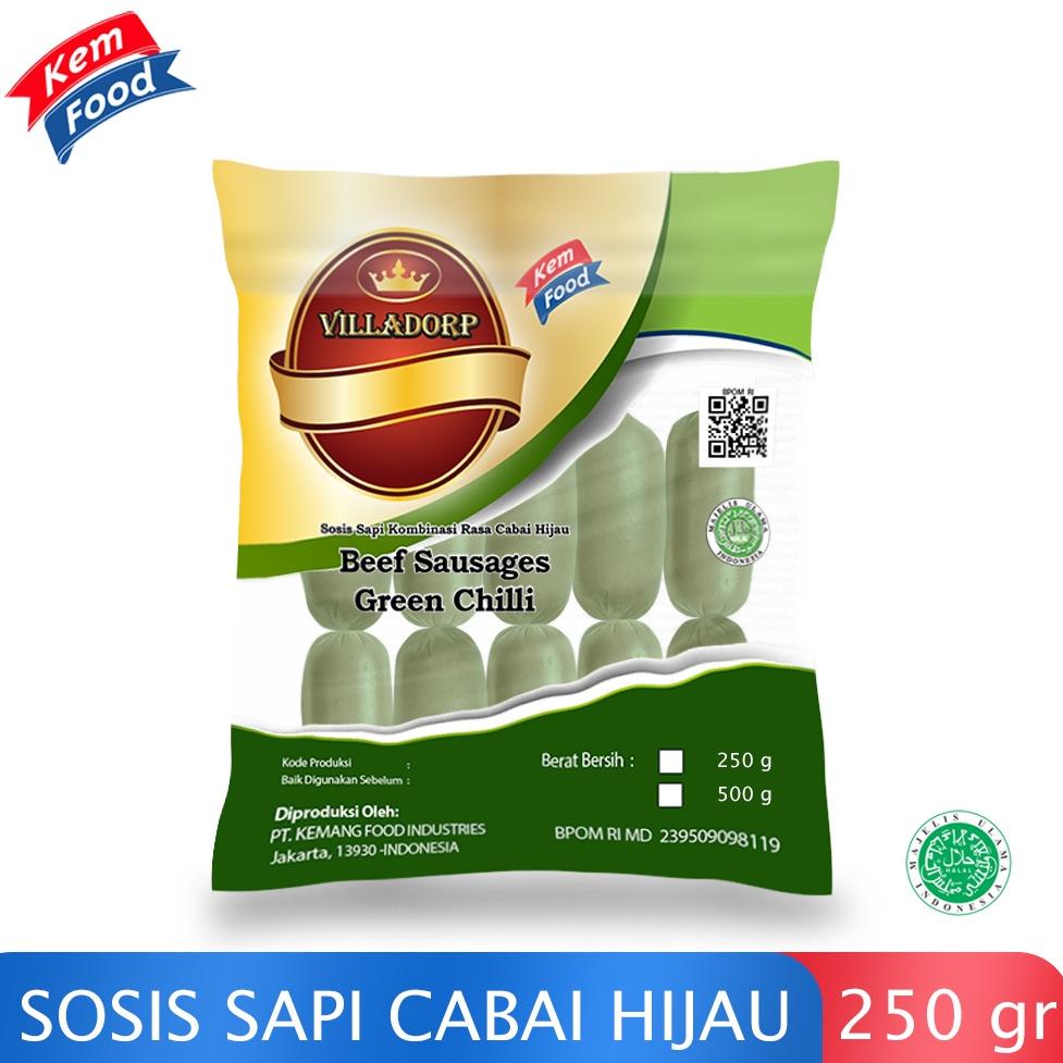 

8.8 Villadorp Sosis Sapi Mini Cabai Hijau - 250 gr