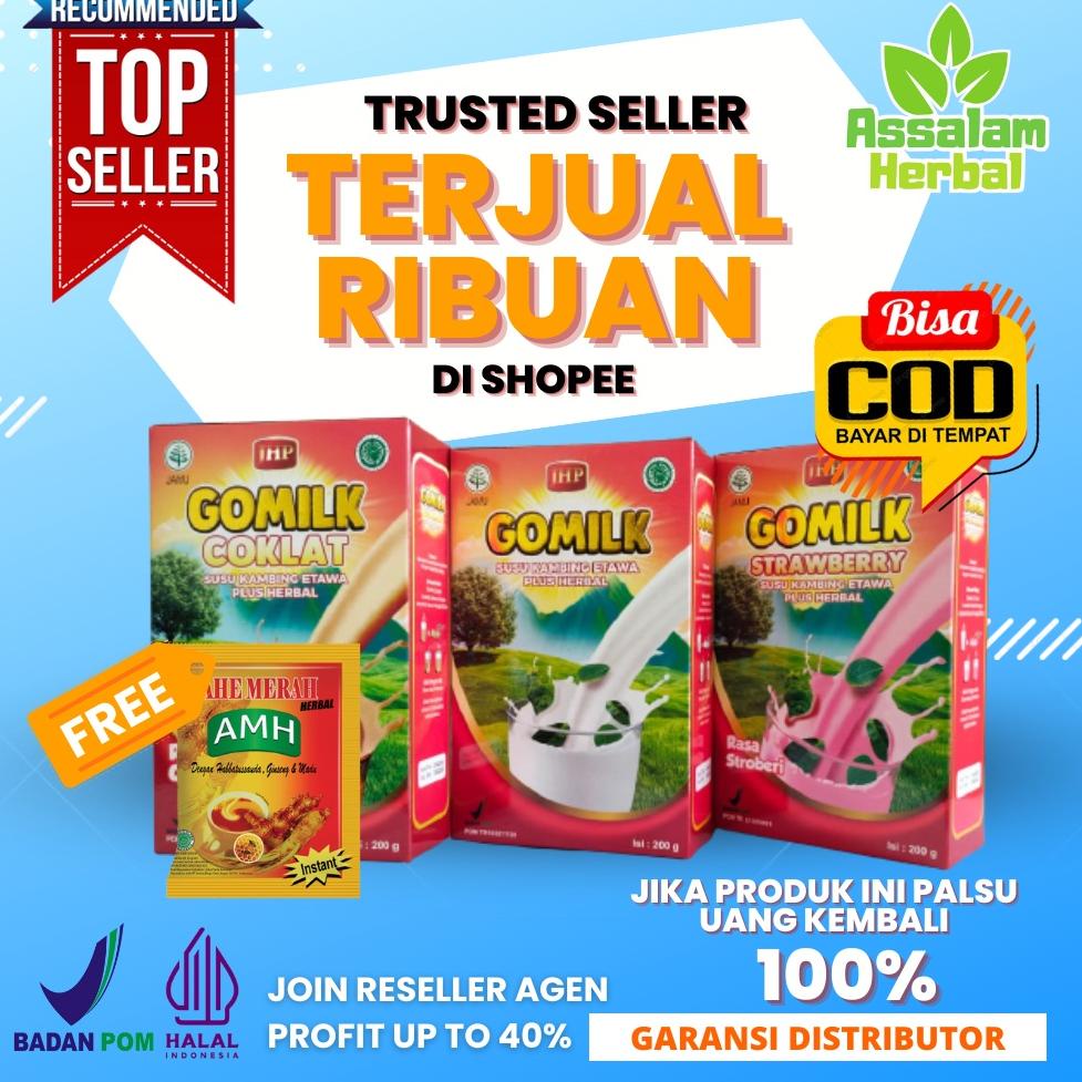 

Terbaru 3.3 (Bisa COD + GIFT) GOMILK Susu Kambing Etawa Plus Herbal Meningkatkan Nafsu Makan Berat Badan Anak Pelancar ASI Ibu Menyusui Nutrisi Ibu Hamil Atasi Maag Kronis Asam Lambung