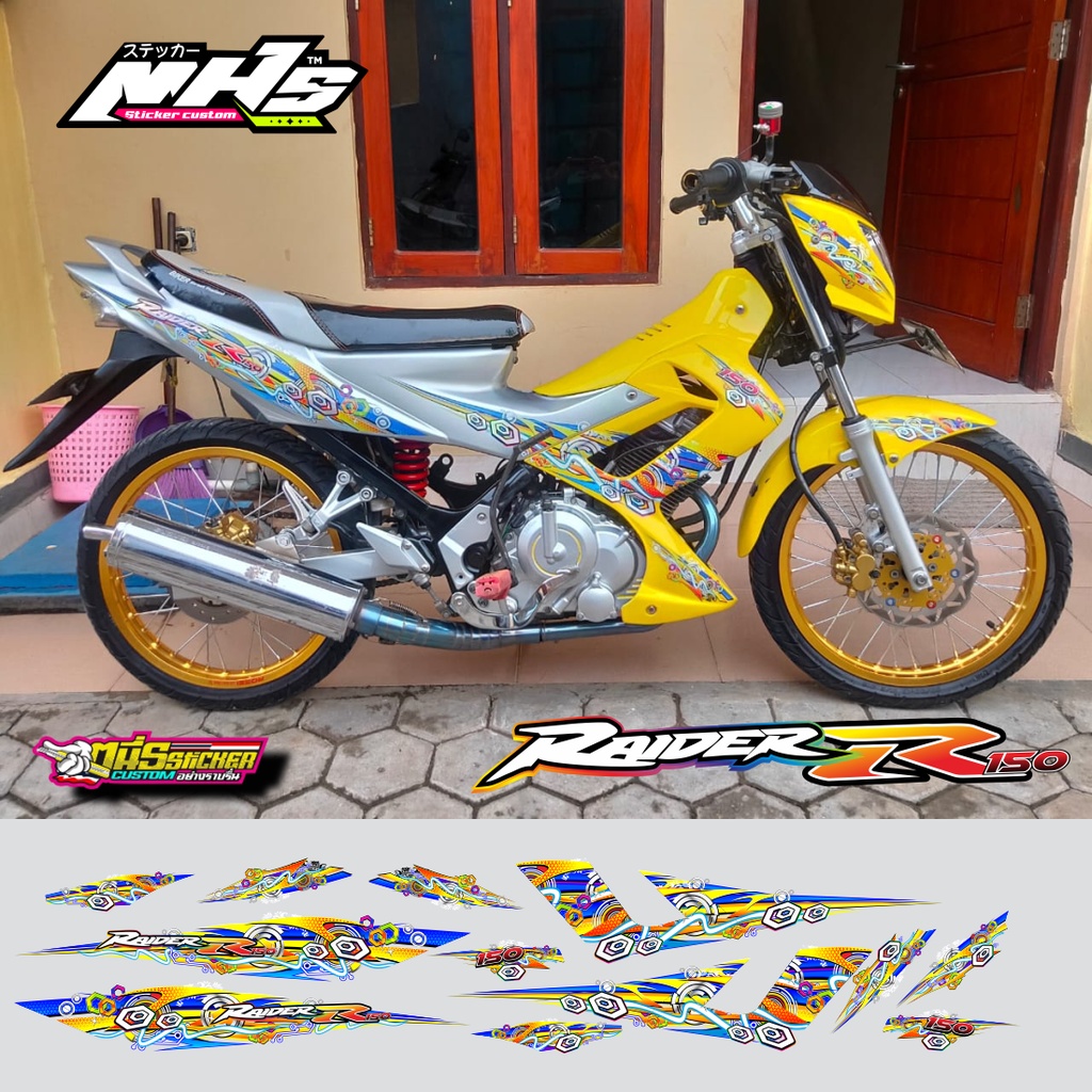 STRIPING SATRIA FU RAIDER R 150