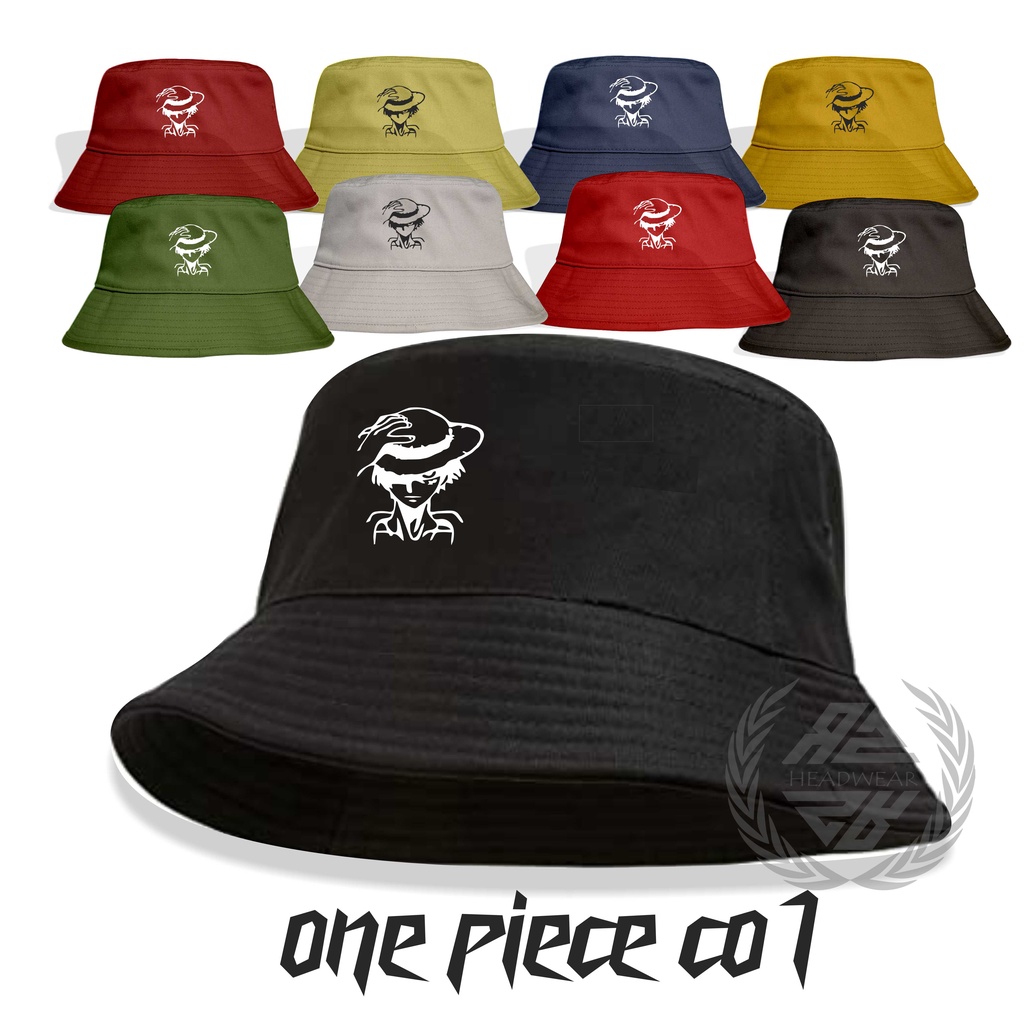 Topi bucket hat Korean Style Pria Wanita Sablon Premium murah &amp; keren Bisa bayar di tempat