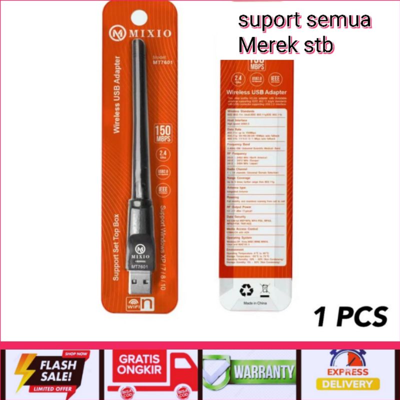 Dongle Stb Mixio Adapter Wifi Set top Box Suport semua merek stb suport