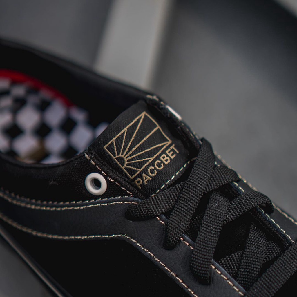 VANS BOLD NI PRO SKATE X RASSUET/PACCBET BLACK ORIGINAL 100%