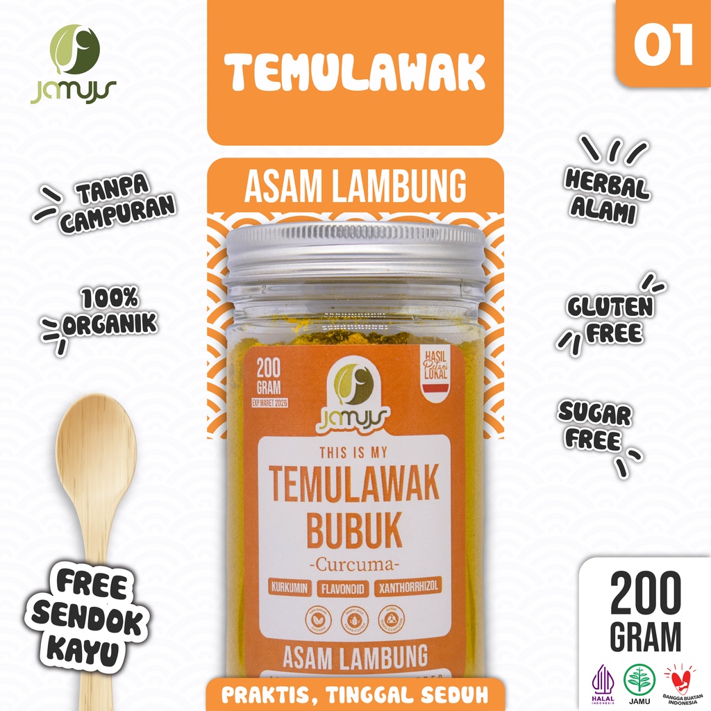 

Jamujur Temulawak / Curcuma (ASAM LAMBUNG)