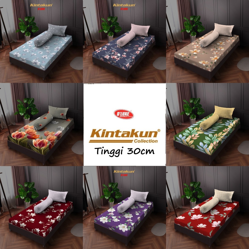 Kintakun Dluxe - Sprei Single T30 (120x200) tinggi 30 Terlaris pilihan B